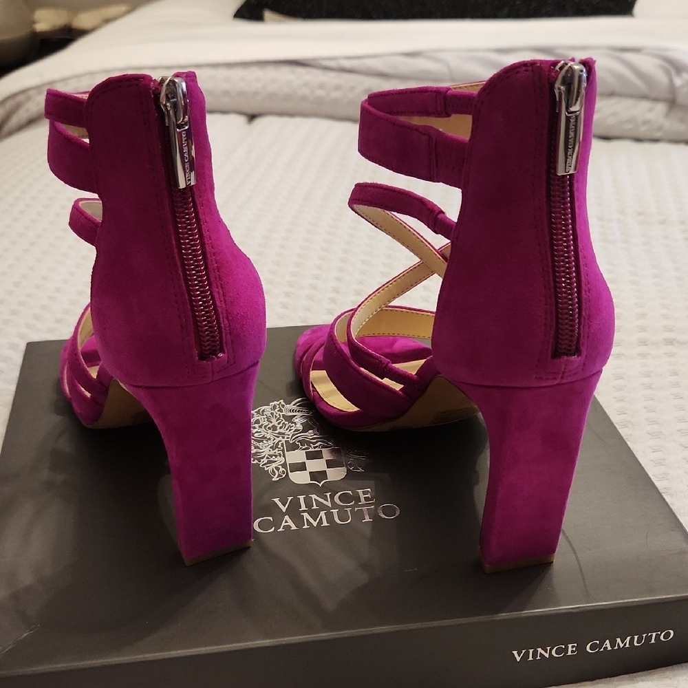 Pink Block Heels - Picture 4 of 6